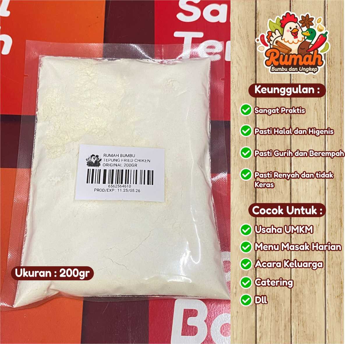 TEPUNG FRIED CHIKEN ORIGINAL 200GR